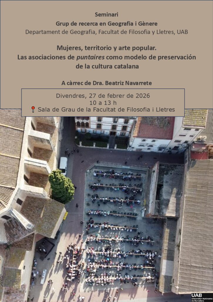 Mujeres, territorio y arte popular. Las asociaciones de puntaires como modelo de preservación de la cultura catalana